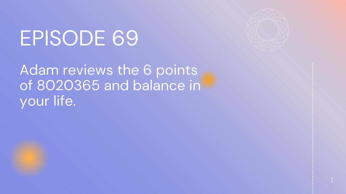 8020365 PODCAST - Episode 69 